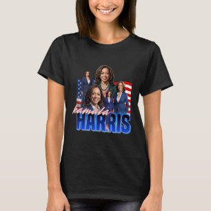 Camiseta Harris Bootleg de la bandera americana