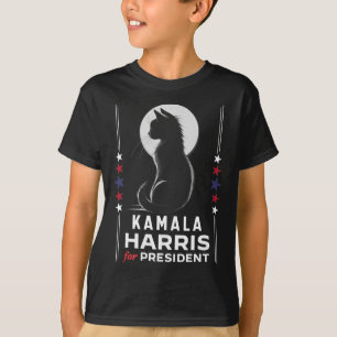 Camiseta Harris Cat Ladies vota positivamente graciosa 2024