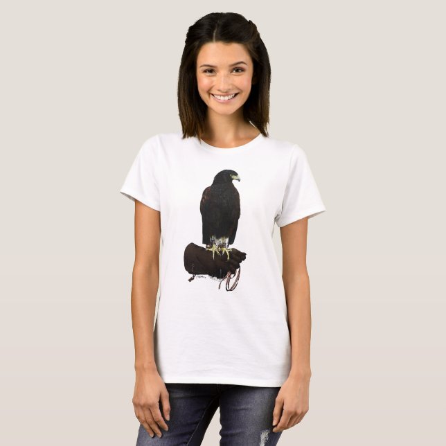 Camiseta Harris Hawk sobre Glove (Anverso completo)