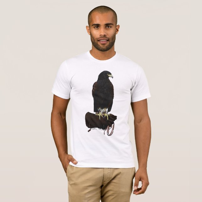 Camiseta Harris Hawk sobre Glove (Anverso completo)