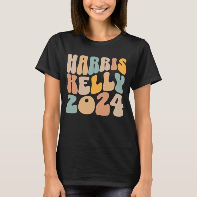 Camiseta Harris Kelly 2024 Trendy Wavy Boho (Anverso)