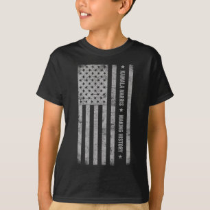 Camiseta Harris Making History Grunge Dolor americano