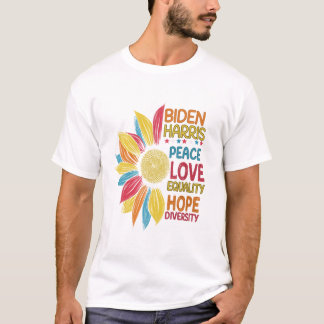 Camiseta Harris Peace Love Equality