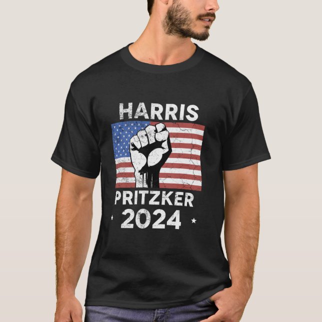 Camiseta Harris Pritzker 2024 T Shirt (Anverso)