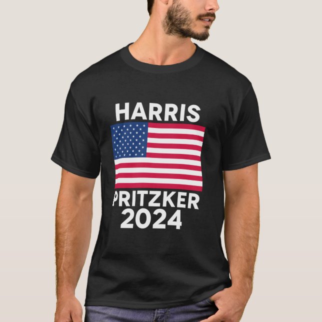 Camiseta Harris Pritzker 2024 T Shirt (Anverso)