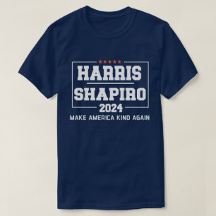 Camiseta Harris Shapiro 2024 hace a Estados Unidos algo par
