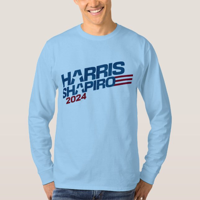 Camiseta Harris Shapiro 2024 Stars and Stripes Patriotic (Anverso)
