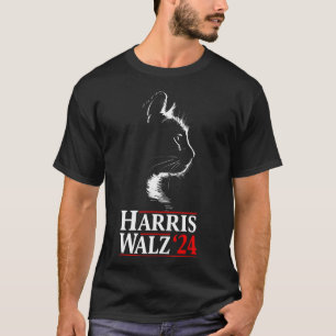 Camiseta Harris Tim Walz Waltz 2024 Vp Funny Cat Harris Wal