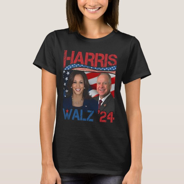 Camiseta Harris Tim Walz Waltz 3 (Anverso)