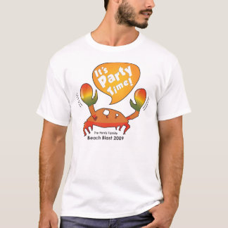 Camiseta Harris vara el cangrejo del tiempo del fiesta de