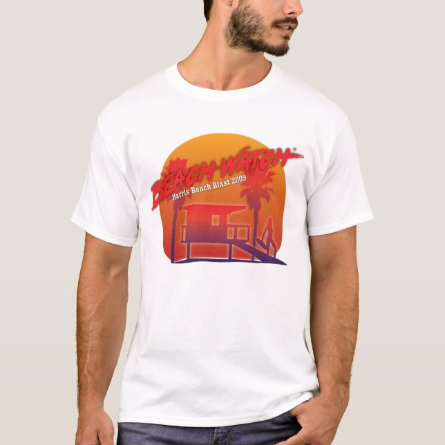 Camiseta Harris vara la ráfaga Beachwatch (Anverso)