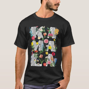 Camiseta Harris Vintage Floral Femenina Primera Presidenta