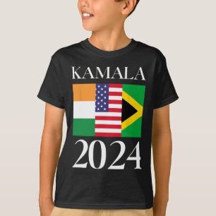 Camiseta Harris Vote 2024 Bandera jamaiquina india-estadoun