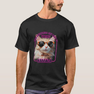Camiseta Harris Waltz 2024 apoya al gato sin hijos Lady T S