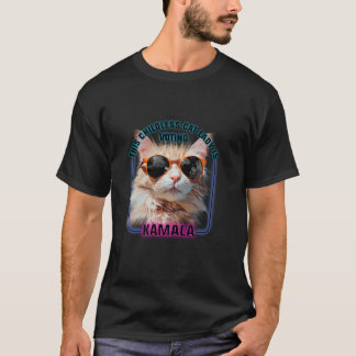Camiseta Harris Waltz 2024 apoya al gato sin hijos Lady T S