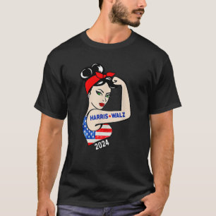 Camiseta Harris Waltz 2024 Elecciones Kamala Harris Tim Wal