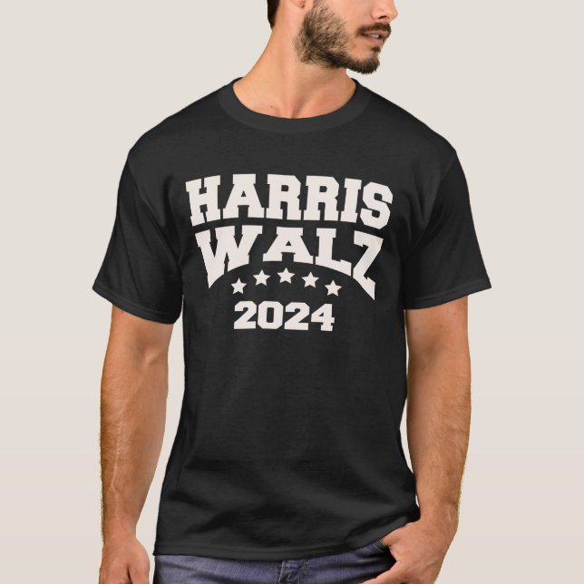 Camiseta Harris Waltz 2024 , Kamala Harris Tim Waltz 2024 (Anverso)