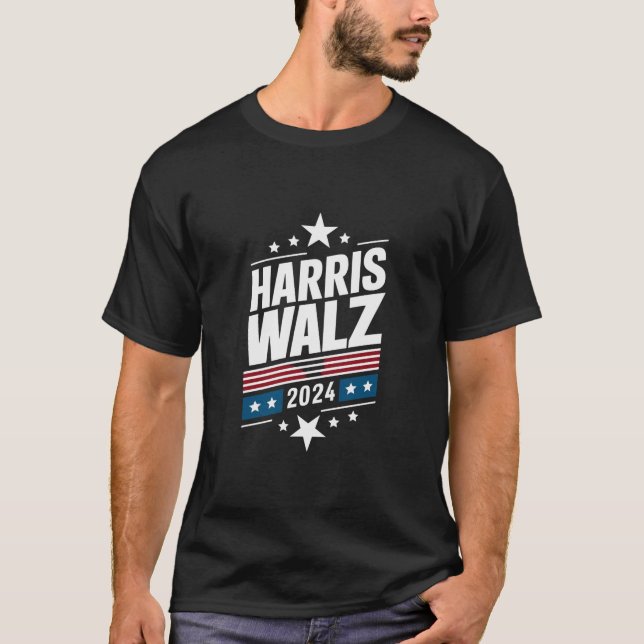 Camiseta Harris Waltz 2024 Kamala Harris Tim Waltz 2024 (Anverso)