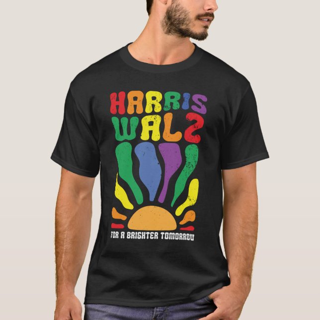 Camiseta Harris Waltz por un mañana más brillante Kamala LG (Anverso)