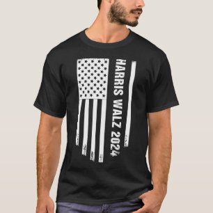 Camiseta Harris Walz 2024 Bandera estadounidense