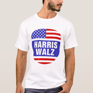 Camiseta Harris Walz 2024 Bandera estadounidense