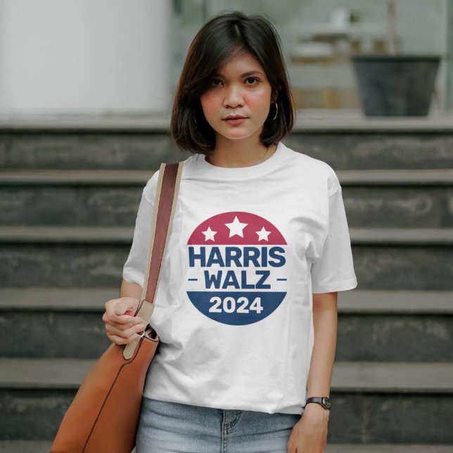 Camiseta Harris Walz 2024 Campaña por el Presidente Patriót (Harris Walz 2024 Campaign for President Patriotic Kamala )