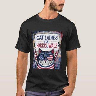 Camiseta Harris Walz 2024 Cat Ladies para Harris y Walz Wa