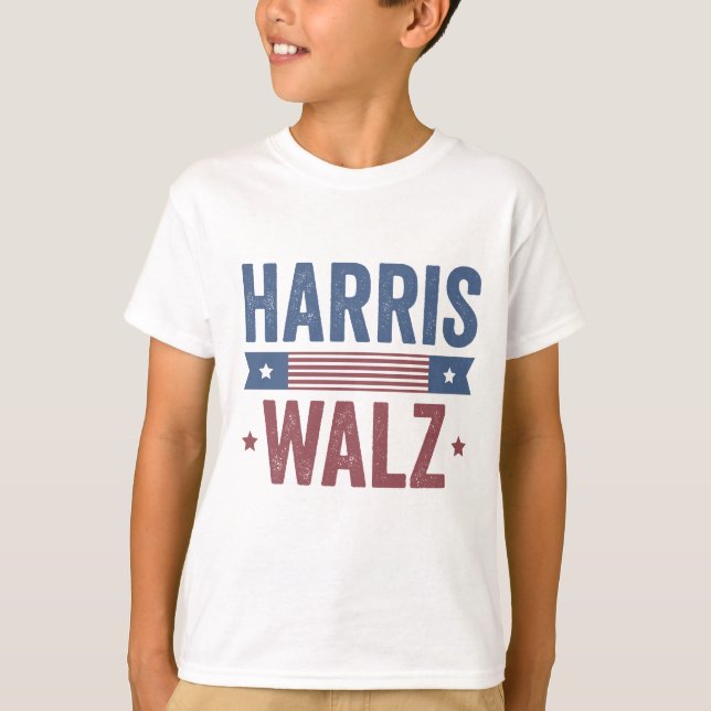 Camiseta Harris Walz 2024 Elecciones Kamala Tim Waltz Améri (Anverso)