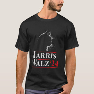 Camiseta Harris Walz 2024 Gato damas Kamala Harris Tim Walz