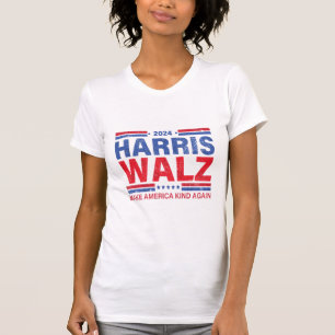 Camiseta Harris Walz 2024 hace que Estados Unidos vuelva a 