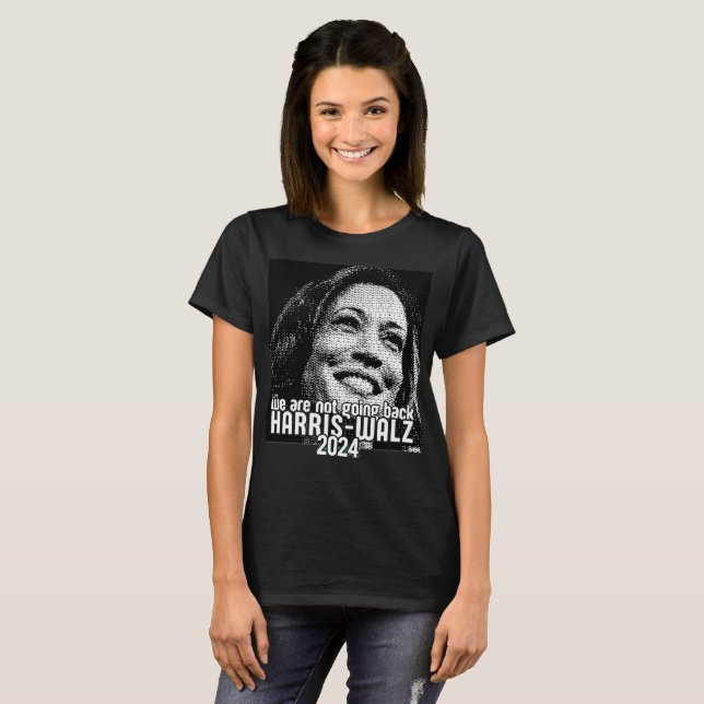 CAMISETA HARRIS-WALZ 2024 NO VAMOS A VOLVER (Anverso completo)