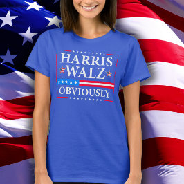 Camiseta Harris Walz 2024 Obviamente