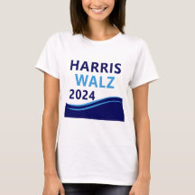 Harris Walz 2024 para President Blue Wave