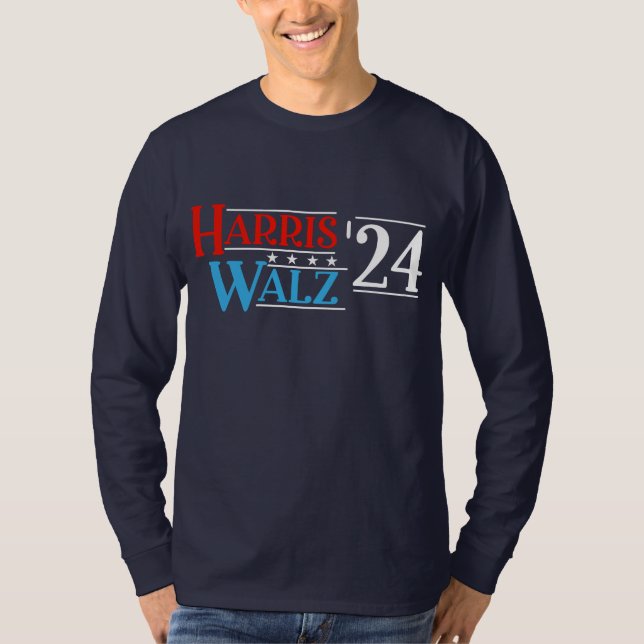 Camiseta Harris Walz 2024 para presidente (Anverso)