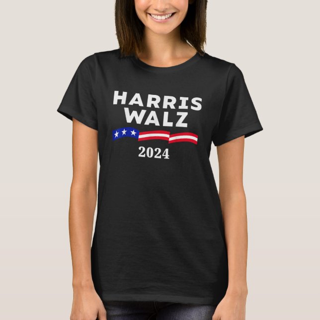 Camiseta Harris Walz 2024 Para Presidente Kamala Harris Wal (Anverso)