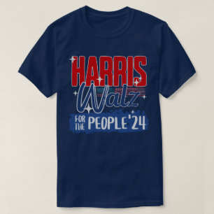 Camiseta Harris Walz 2024 por el demócrata electoral popula