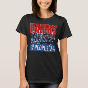 Camiseta Harris Walz 2024 por el demócrata electoral popula