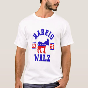 Camiseta Harris Walz 2024 por el presidente demócrata patri