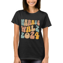 Harris Walz 2024 Trendy Wavy Boho