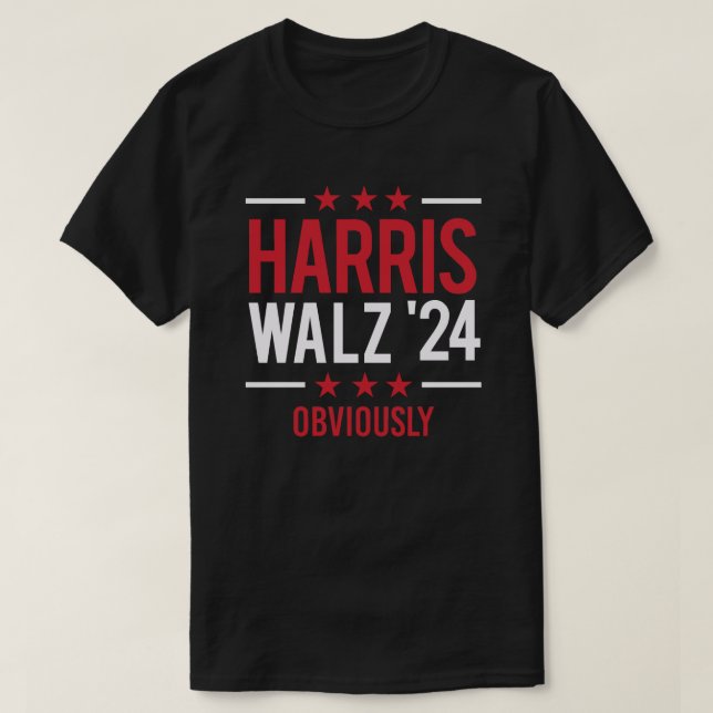 Camiseta Harris Walz '24 - Obviamente (Diseño del anverso)