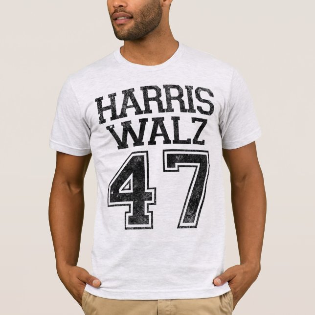 Camiseta Harris Walz 47º Presidente Vintage (Anverso)