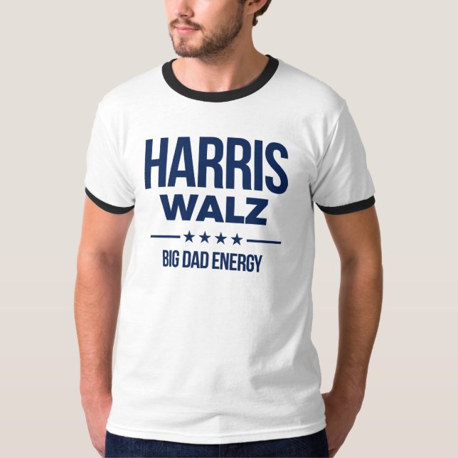 Camiseta Harris Walz Big Dad Energy (Anverso)