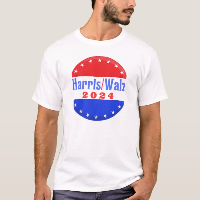 Camiseta Harris Walz Elección Fiesta Demócrata 2024 (Anverso)