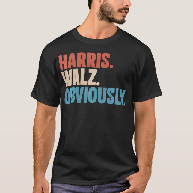 Camiseta Harris Walz Obviamente (Anverso)