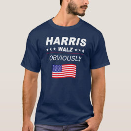Camiseta Harris Walz obviamente en las elecciones de 2024