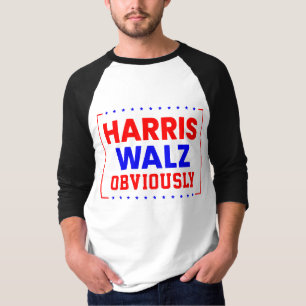 Camiseta Harris Walz obviamente Kamala Harris por el presid
