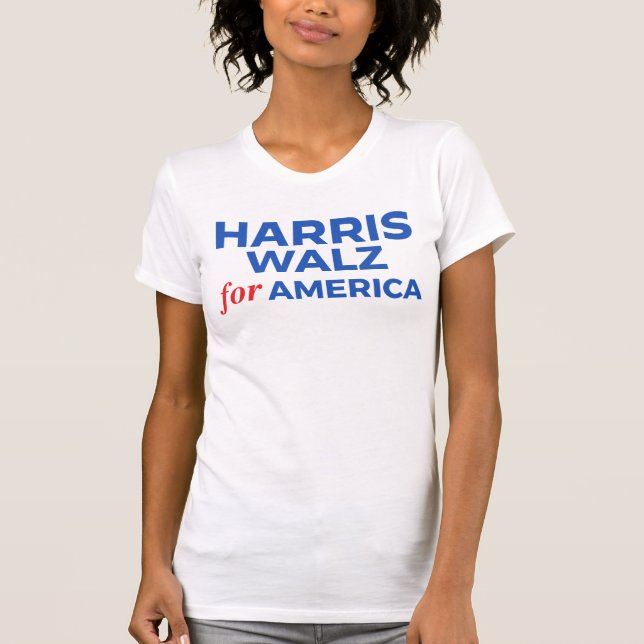 Camiseta Harris Walz para América (Anverso)
