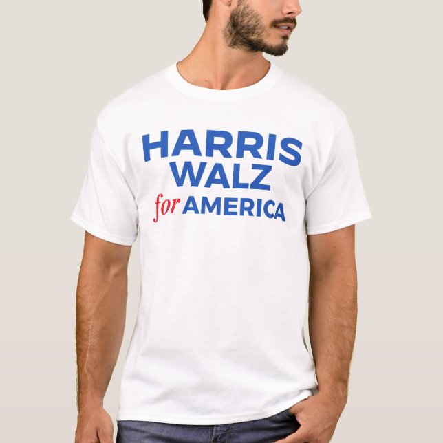 Camiseta Harris Walz para América (Anverso)