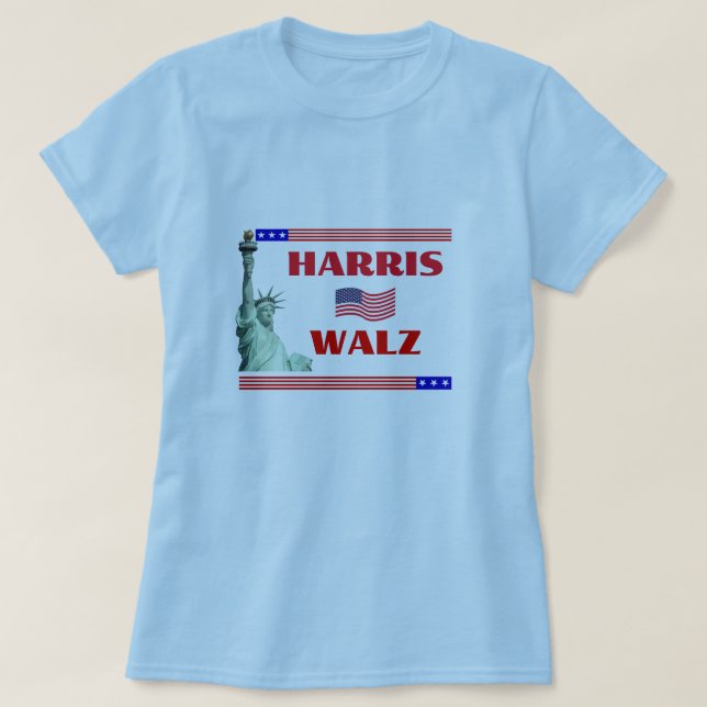 Camiseta HARRIS WALZ Vote Elections Tee (Diseño del anverso)