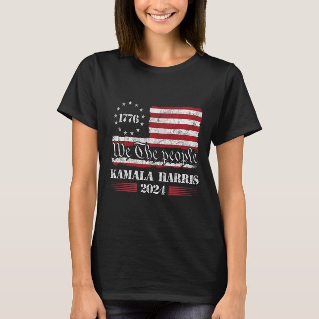 Camiseta Harris We The People Us Flag (Anverso)